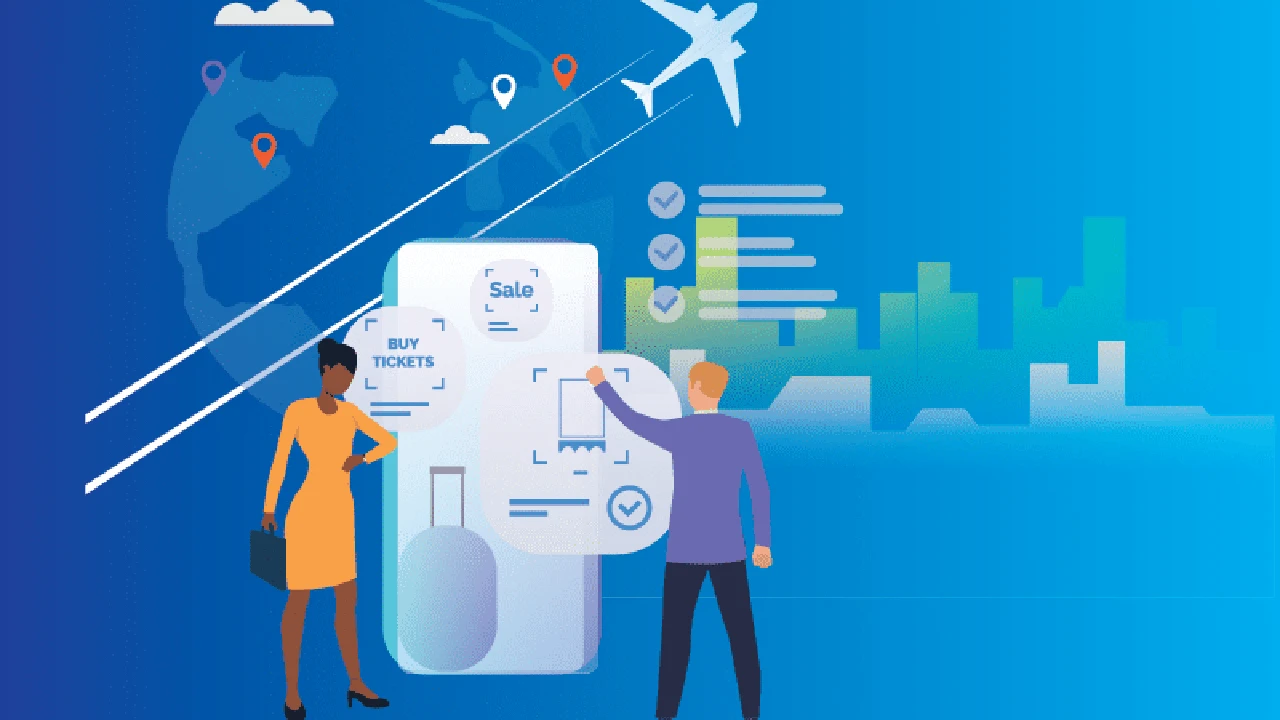 Close up on a plate of mashed potatoes, topped with baked pork chops with cream of mushroom soup, and a side of green beans.